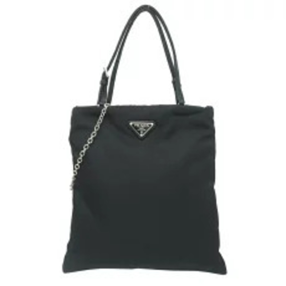 Prada Chain Shoulder Bag Black